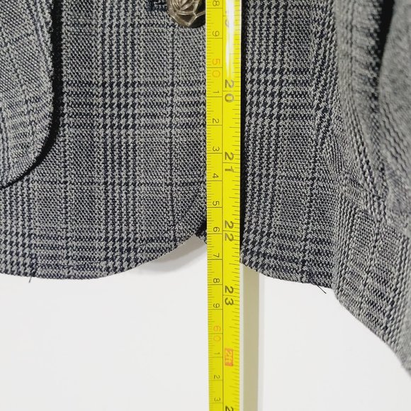 Le Grenier Petite Vintage Blazer Jacket  Gary Button Pockets Businesses Causal - Picture 9 of 11